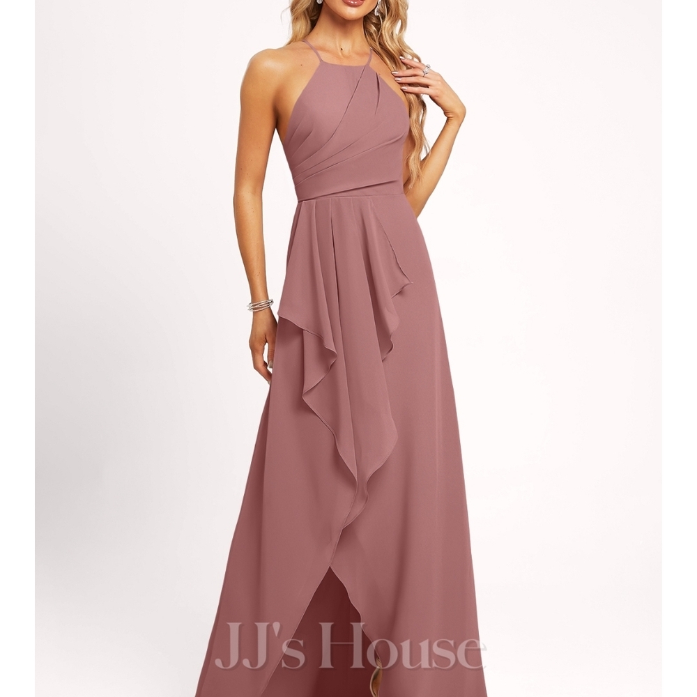 JJs House Desert Rose A-line Halter Dress